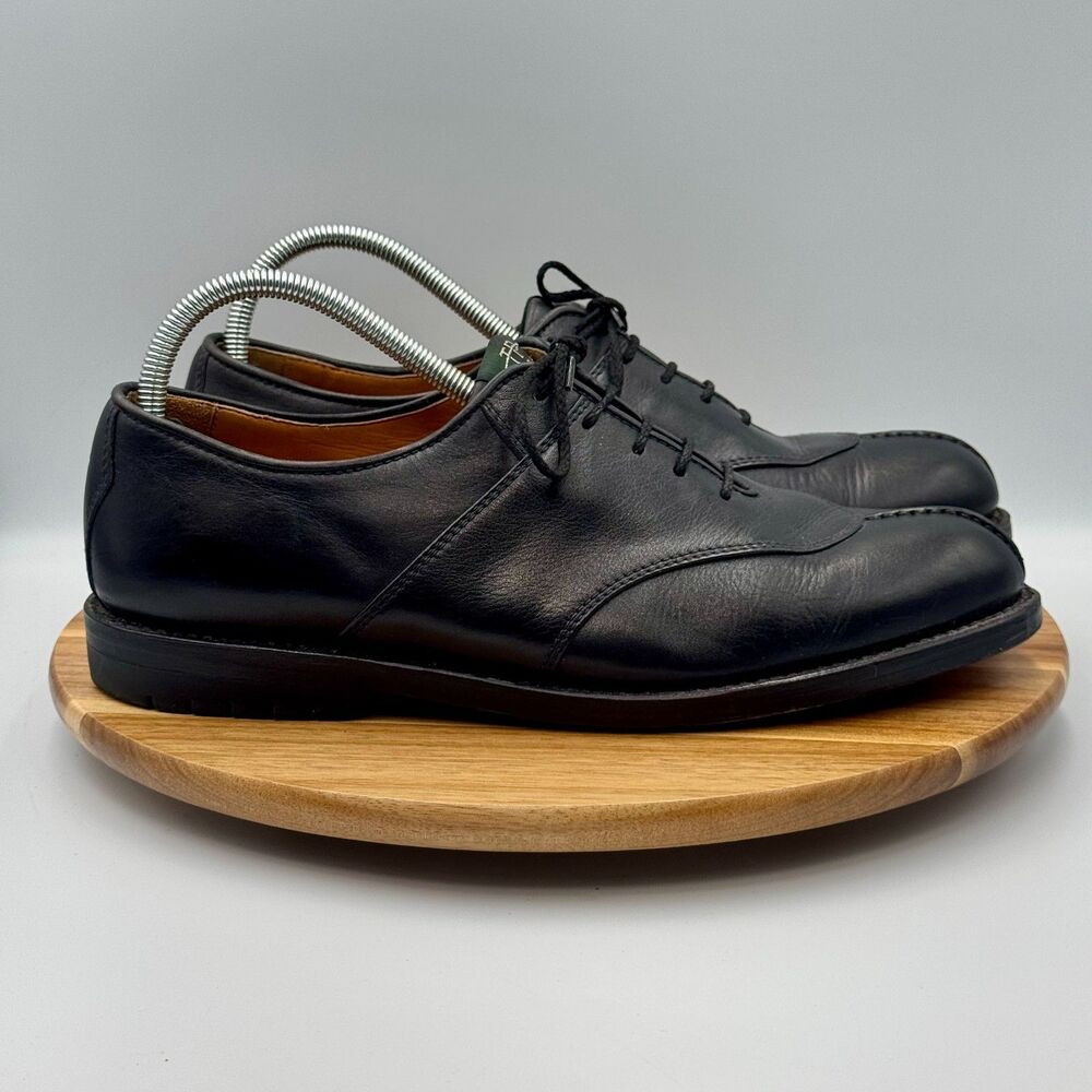 TERRA PLANA By Charles Bergmans Black Leather Lace Up Oxford Shoes Men’s US 9.5